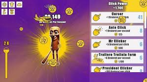 Upgrade menu in Italian Brainrot Clicker